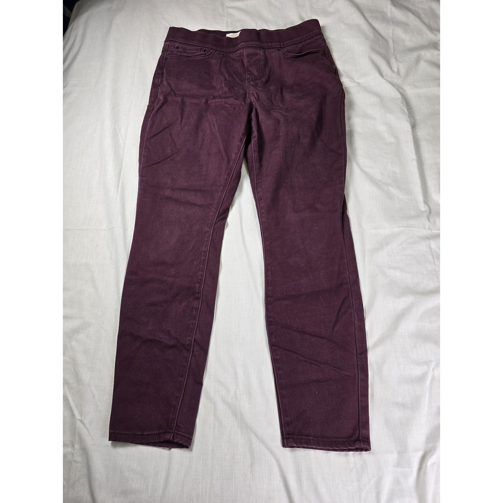 Levi's Signature Gold‎ Jeans Womens 12M Purple Totally Shaping Pull-On Skinny - Picture 5 of 12